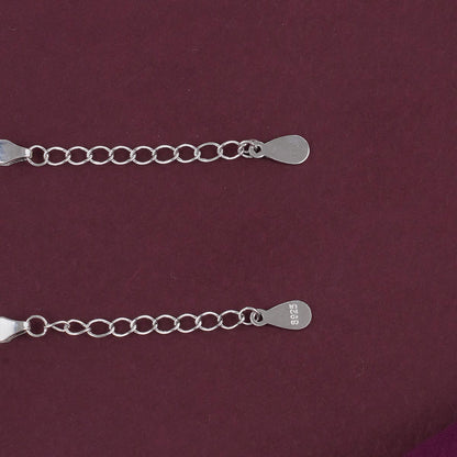 Cute Butterfly Silver Anklet