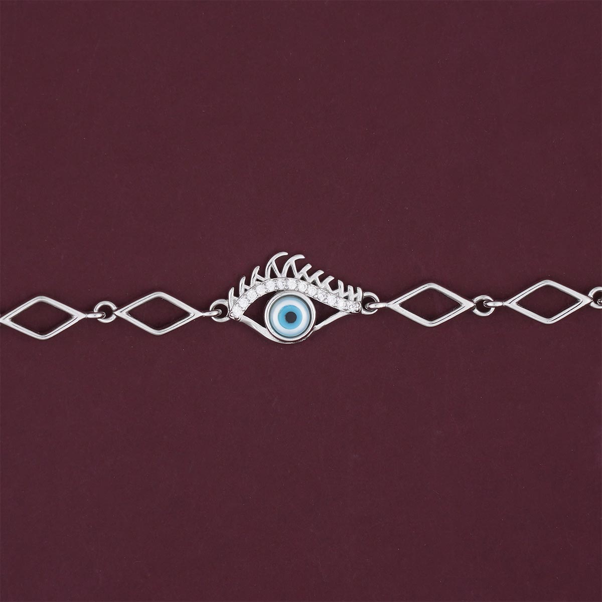 Evil Eye Silver Bracelet