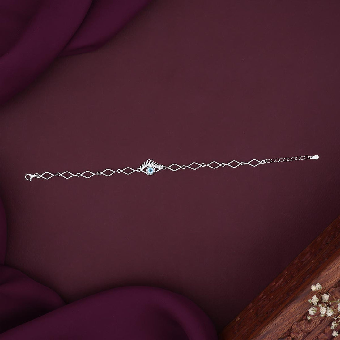 Evil Eye Silver Bracelet