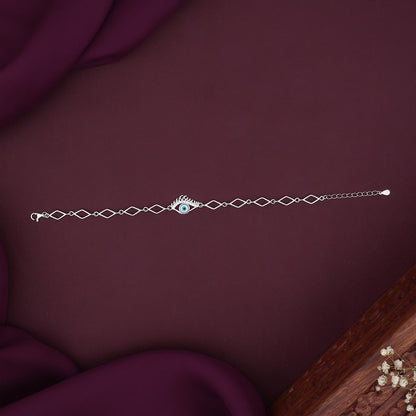 Evil Eye Silver Bracelet