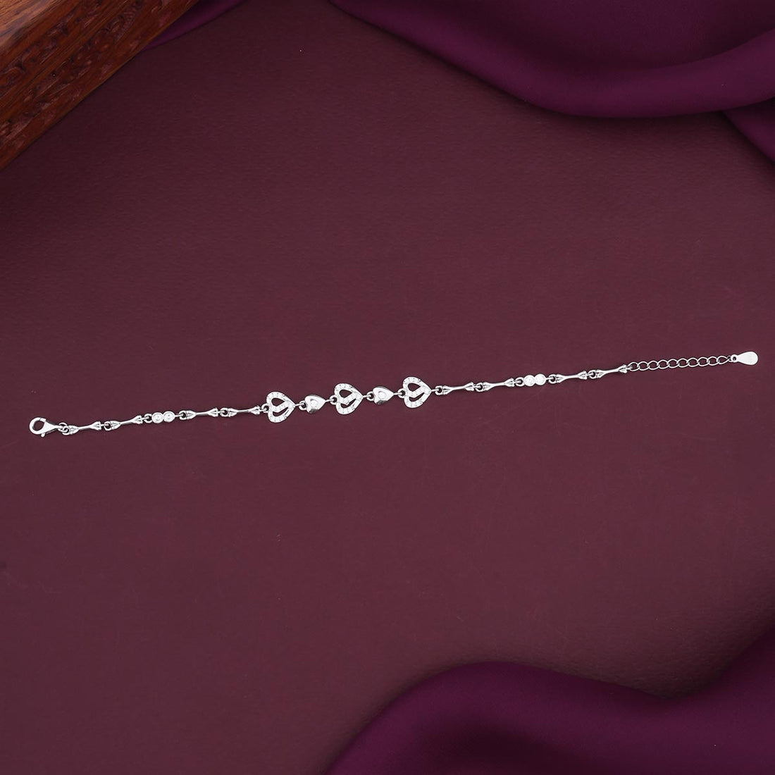Trishali Silver Bracelet