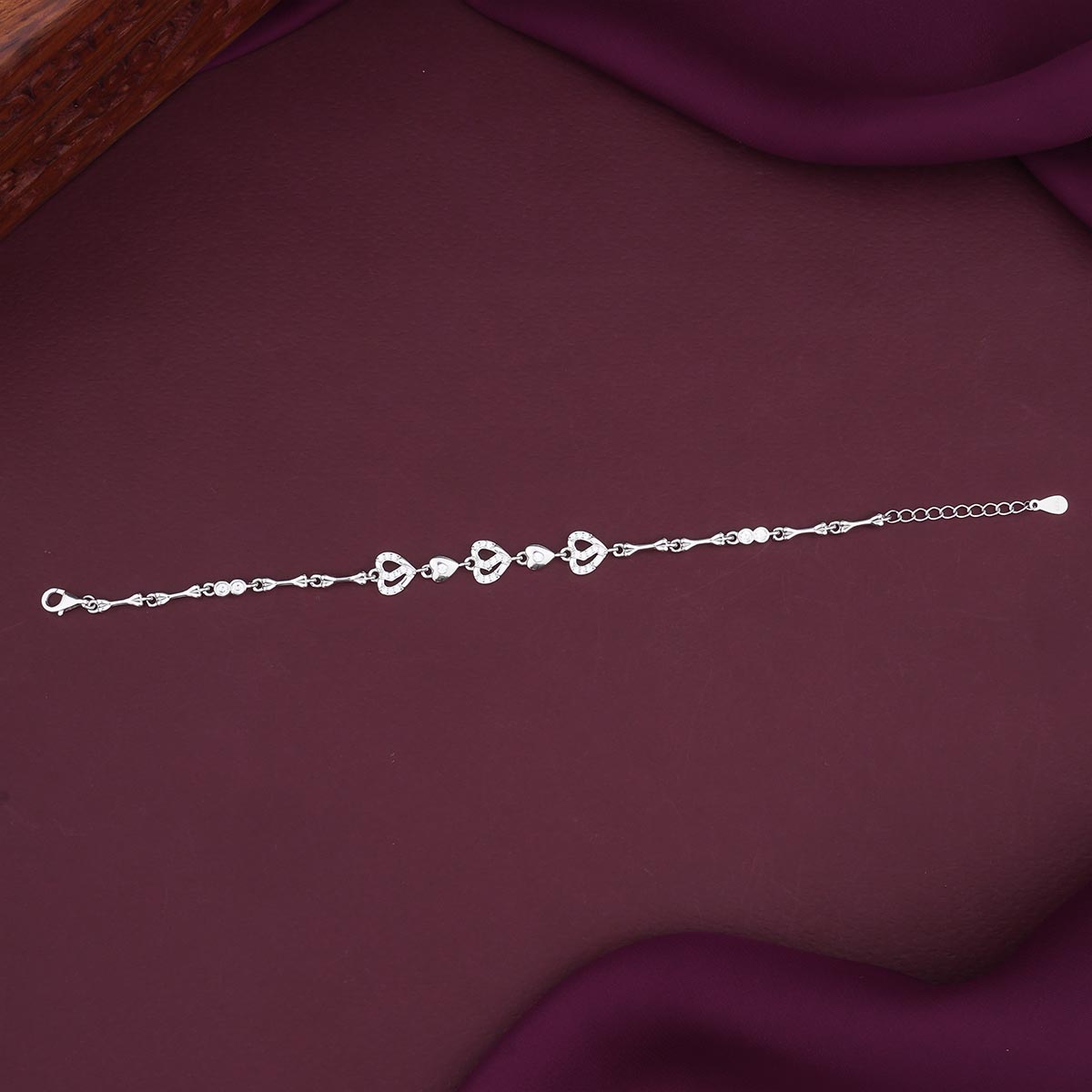 Trishali Silver Bracelet