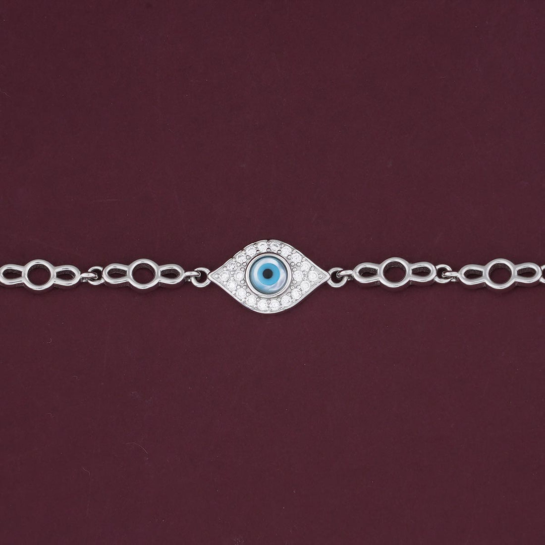 Evil Eye Silver Bracelet
