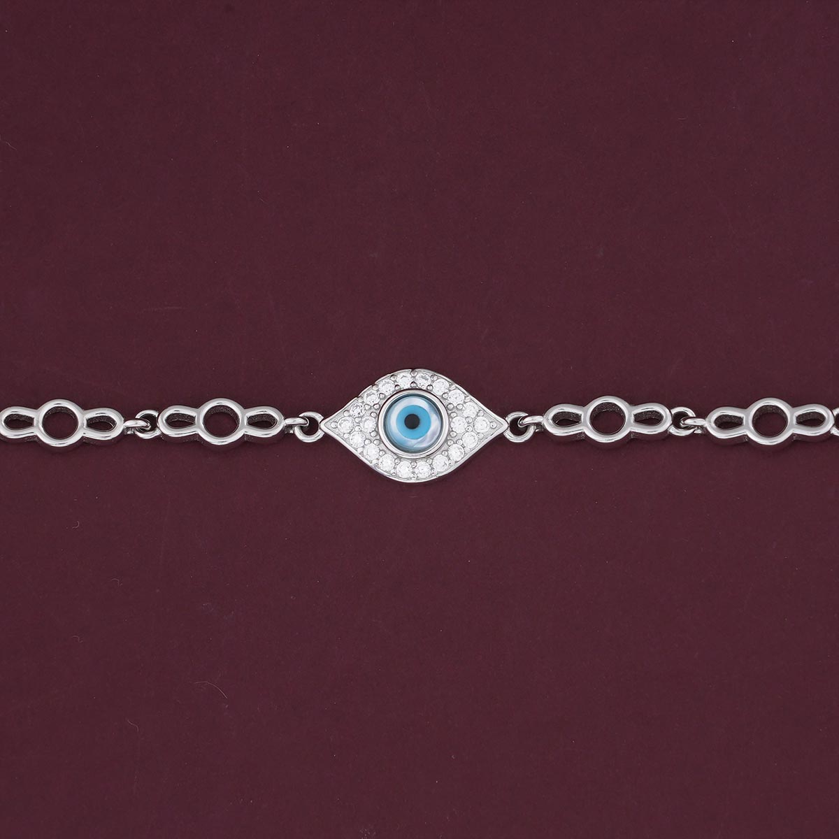 Evil Eye Silver Bracelet
