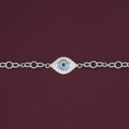 Evil Eye Silver Bracelet