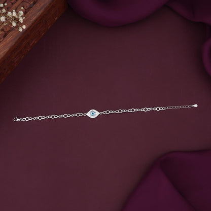 Evil Eye Silver Bracelet