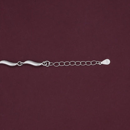 Trendy Glow Silver Bracelet