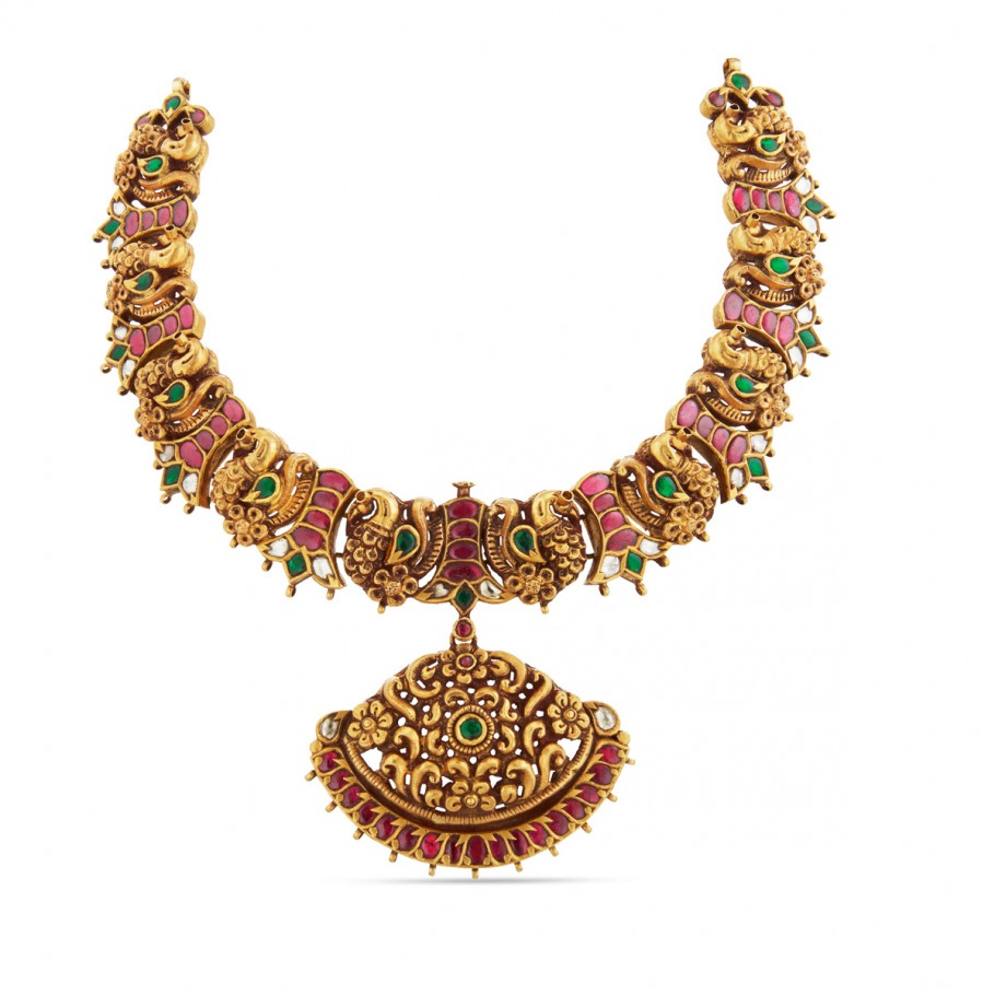 Trendy Mayur - Short Necklace - Gold