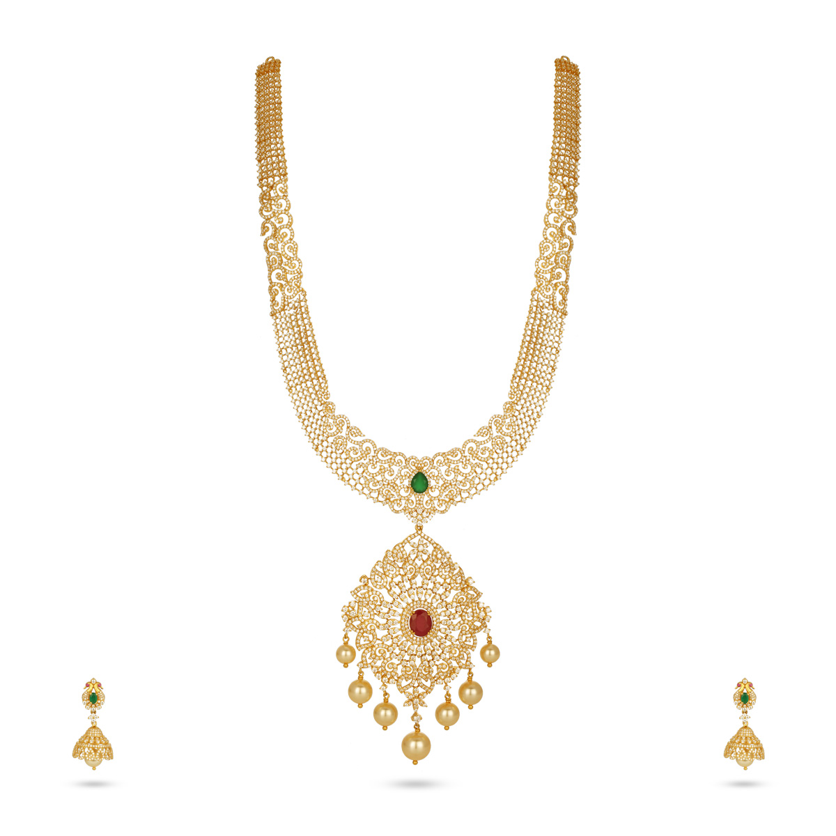 Luscious Necklace with Earrings